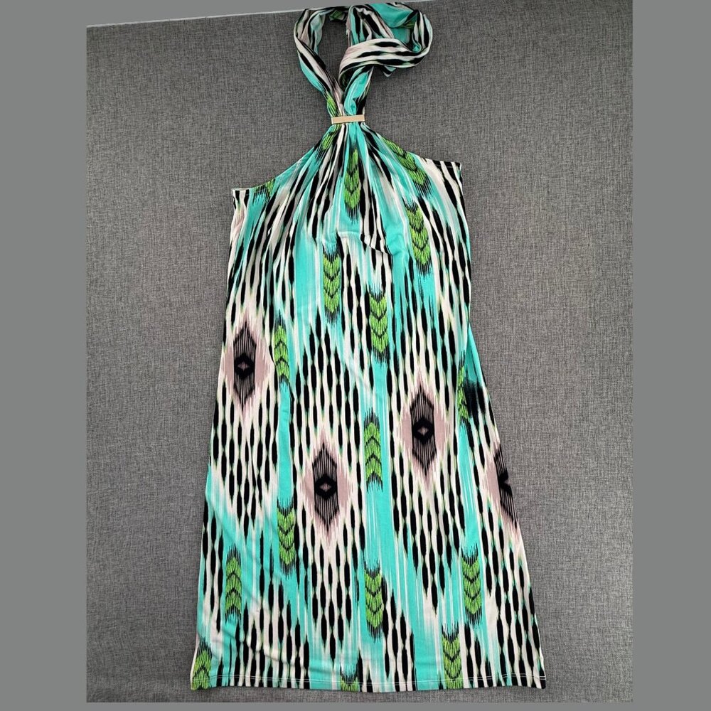 New! with tags‎ Jennifer Lopez Halter Dress Tribal Luxe MSRP: $60 Stretch